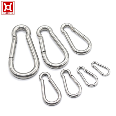 Кнопка нержавеющей стали M4 Carabiner 316 закрепляет гальванизируя поверхность