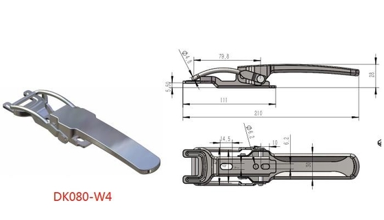 SGS TUV защелки быстрого выпуска сверхмощный шарнирнорычажный
