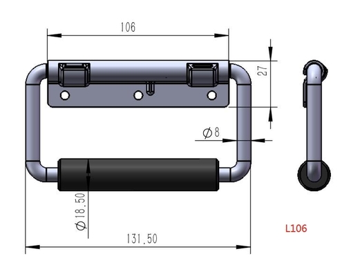 весна тяги 131.5mm складывая - нагруженный комод регулирует анти- трещотку SS201